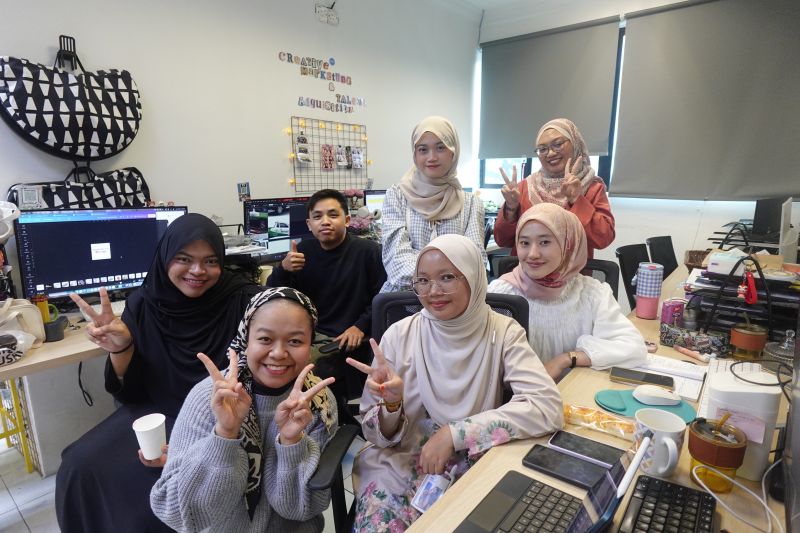 Creative & marketing team at Utopia office