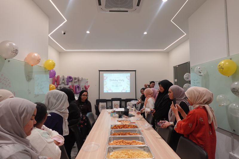 Office birthday celebration