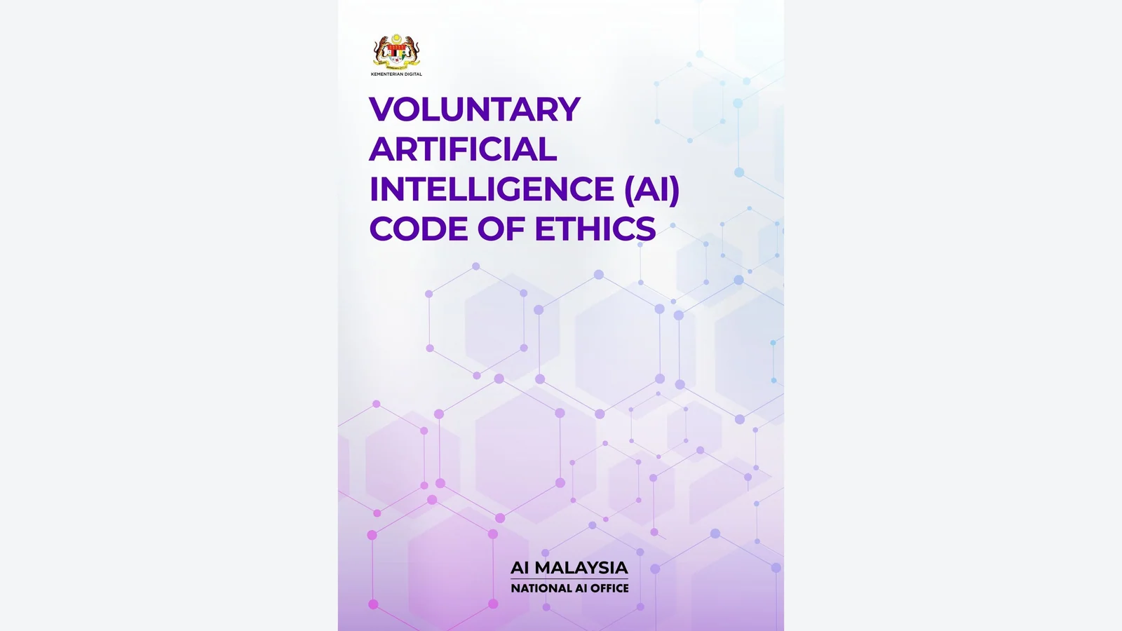 Official cover of Malaysia's Voluntary Artificial Intelligence Code of Ethics