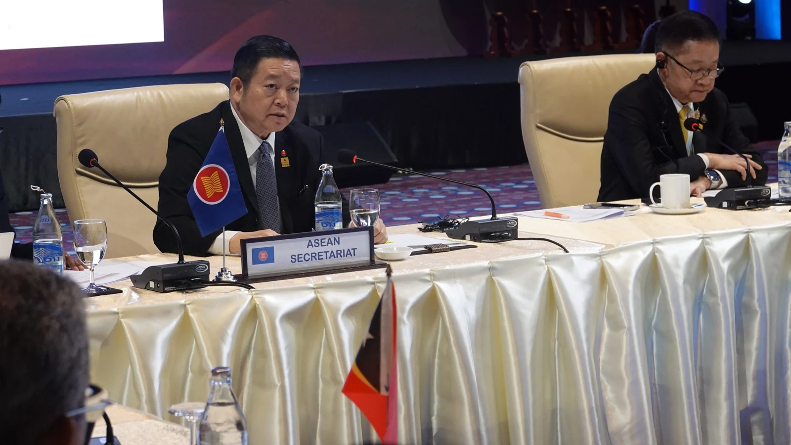 ASEAN Secretary-General Kao Kim Hourn addresses the fifth ADGMIN in Bangkok