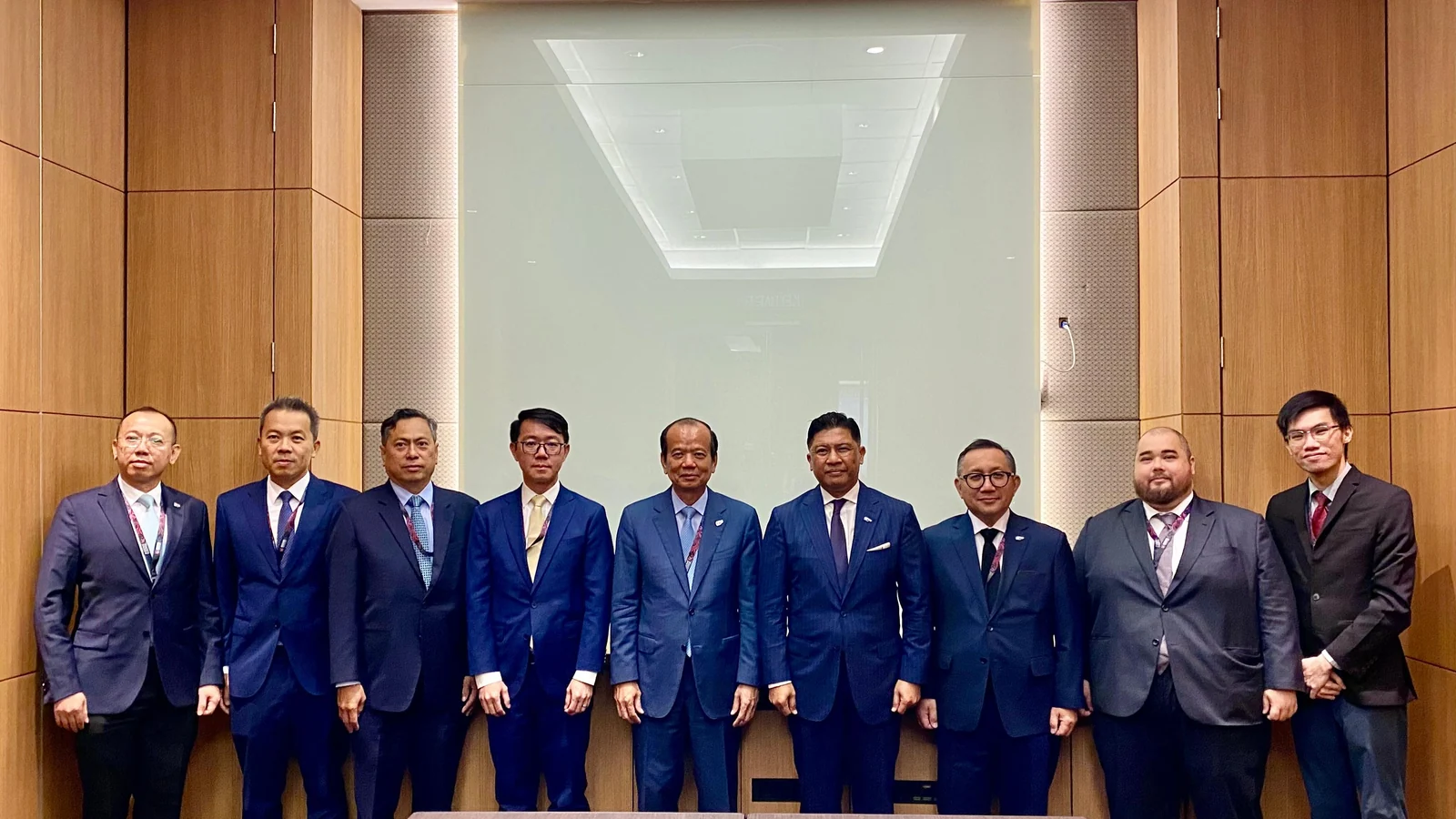 Delegates pose together during the ASEAN AI Malaysia Summit 2025