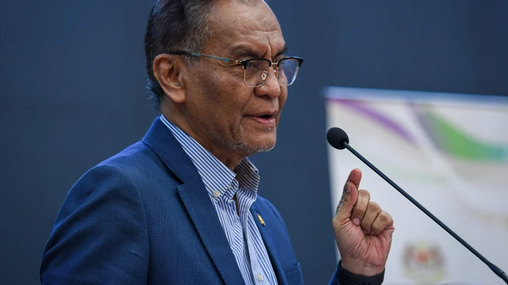 Health Minister Dzulkefly Ahmad speaks at the Precision Public Health Asia conference in July 2025
