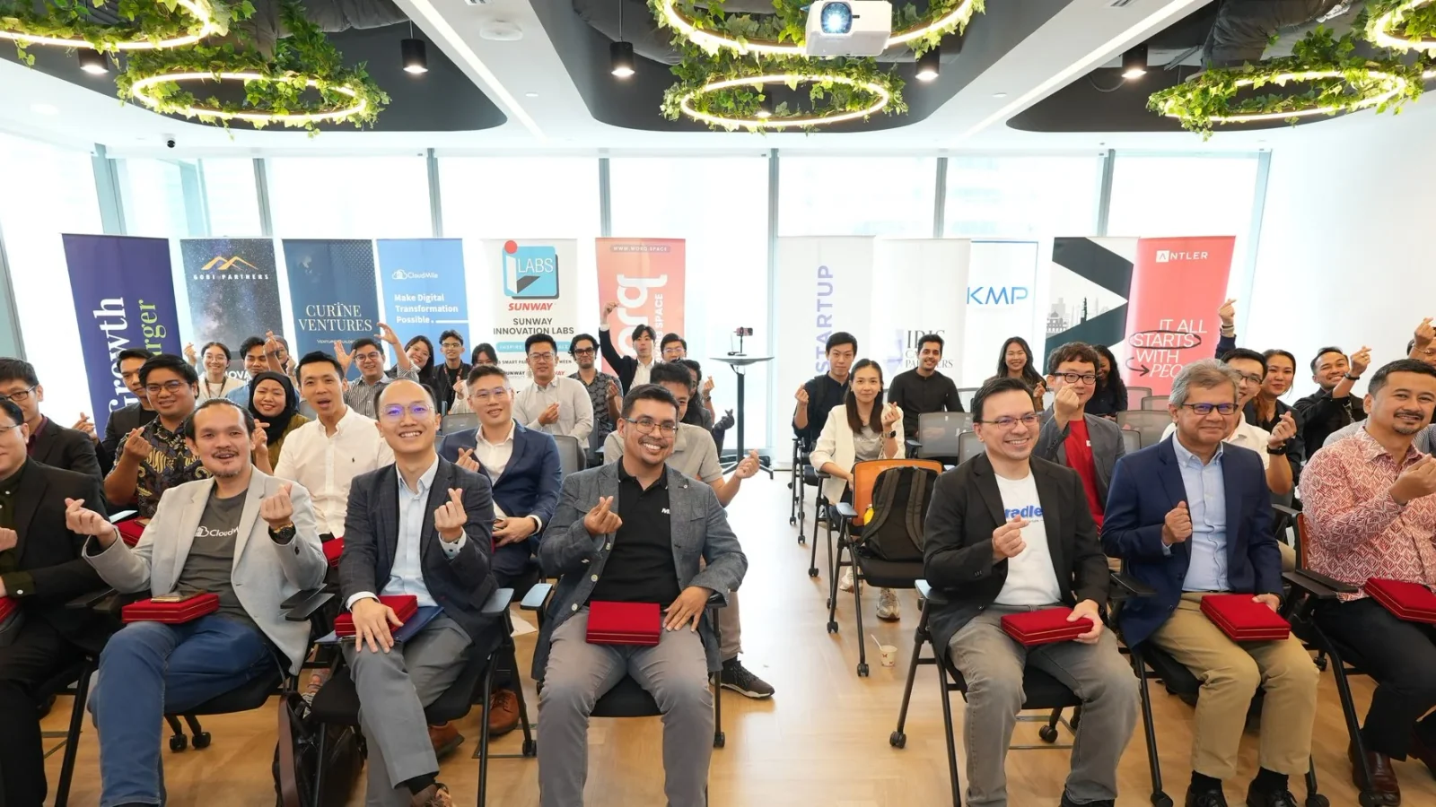 Malaysian startup founders investors and ecosystem partners at the Startup World Cup 2024 partnership gathering in Kuala Lumpur