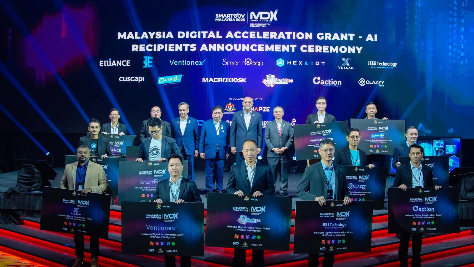 MDAG-AI recipients and government leaders at the September 2025 award ceremony in Kuala Lumpur