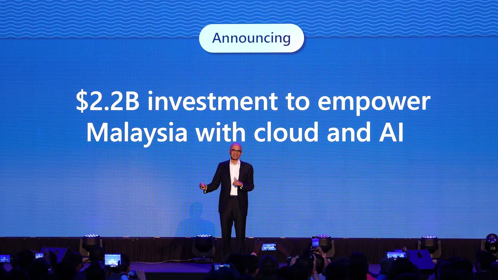 Satya Nadella announces Microsoft's US$2.2 billion Malaysia cloud and AI investment