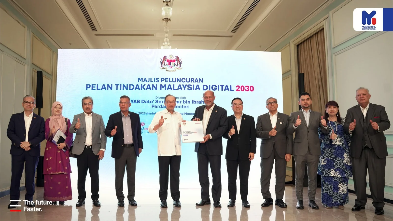 Prime Minister Anwar Ibrahim and government leaders launch Malaysia Digital 2030