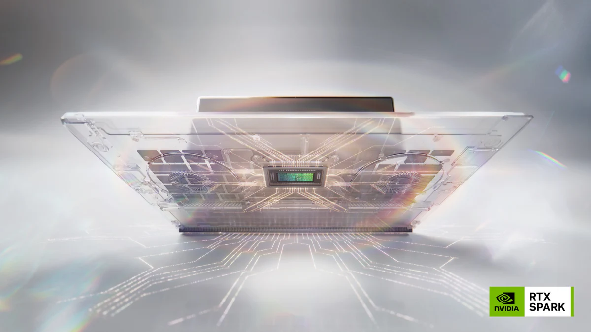 NVIDIA RTX Spark key visual for the October launch