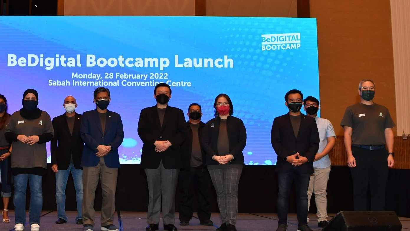 PETRONAS and Microsoft partners gather at the 2022 BeDigital Bootcamp launch in Sabah