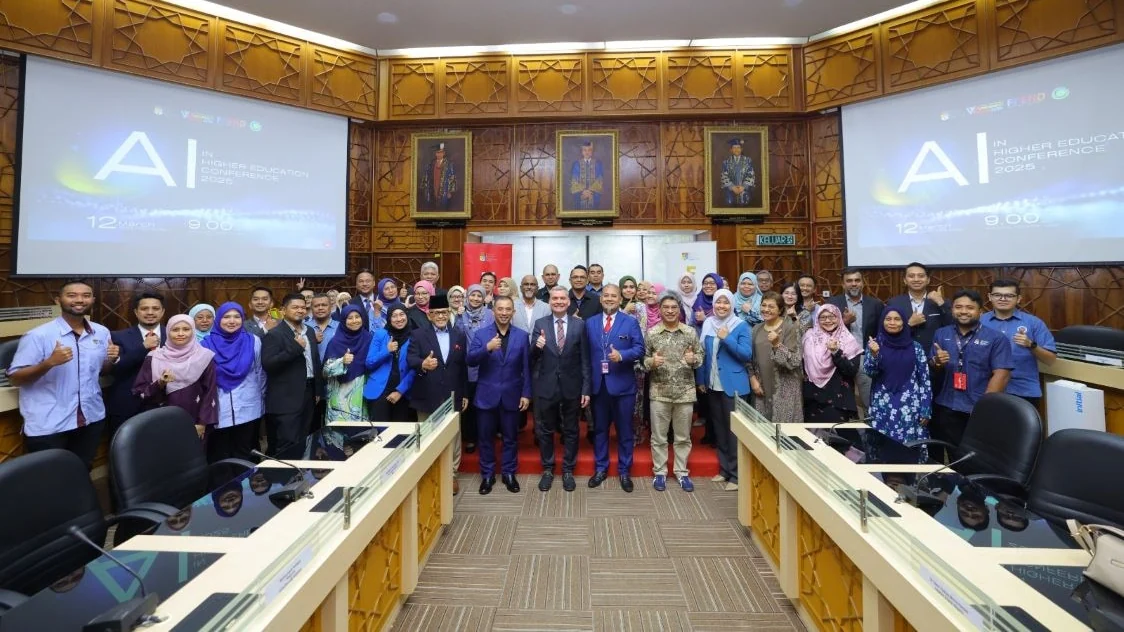 Participants gather in a lecture hall during UKM's AI in Higher Education Conference 2025