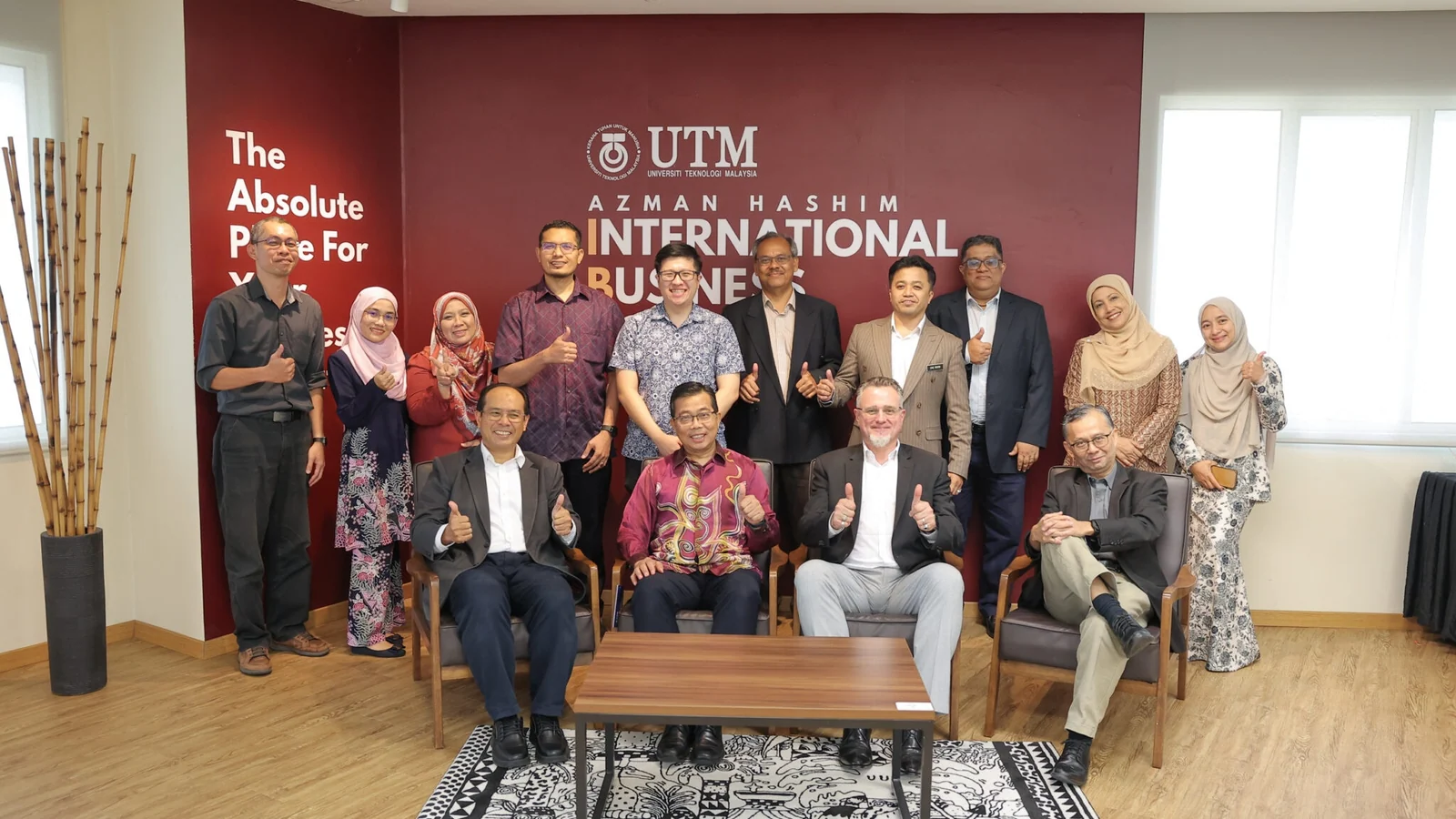 Participants gather after UTM's roundtable on responsible artificial intelligence development