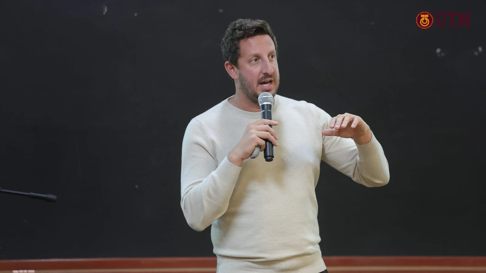 Zack Kass speaks about Malaysia's artificial intelligence future at UTM Kuala Lumpur
